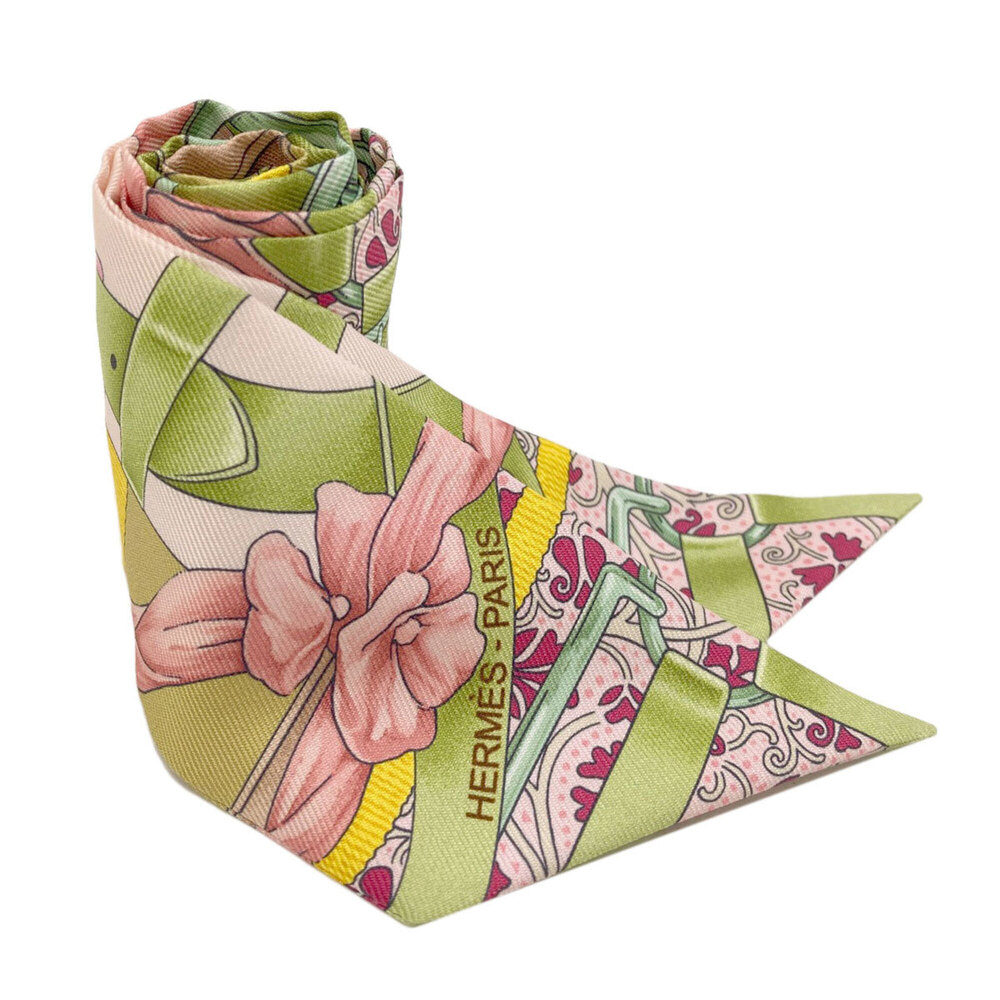 Hermes Twilly Scarf Muffler Silk Women's HERMES